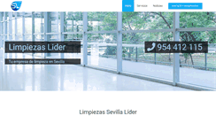 Desktop Screenshot of limpiezasevillalider.com